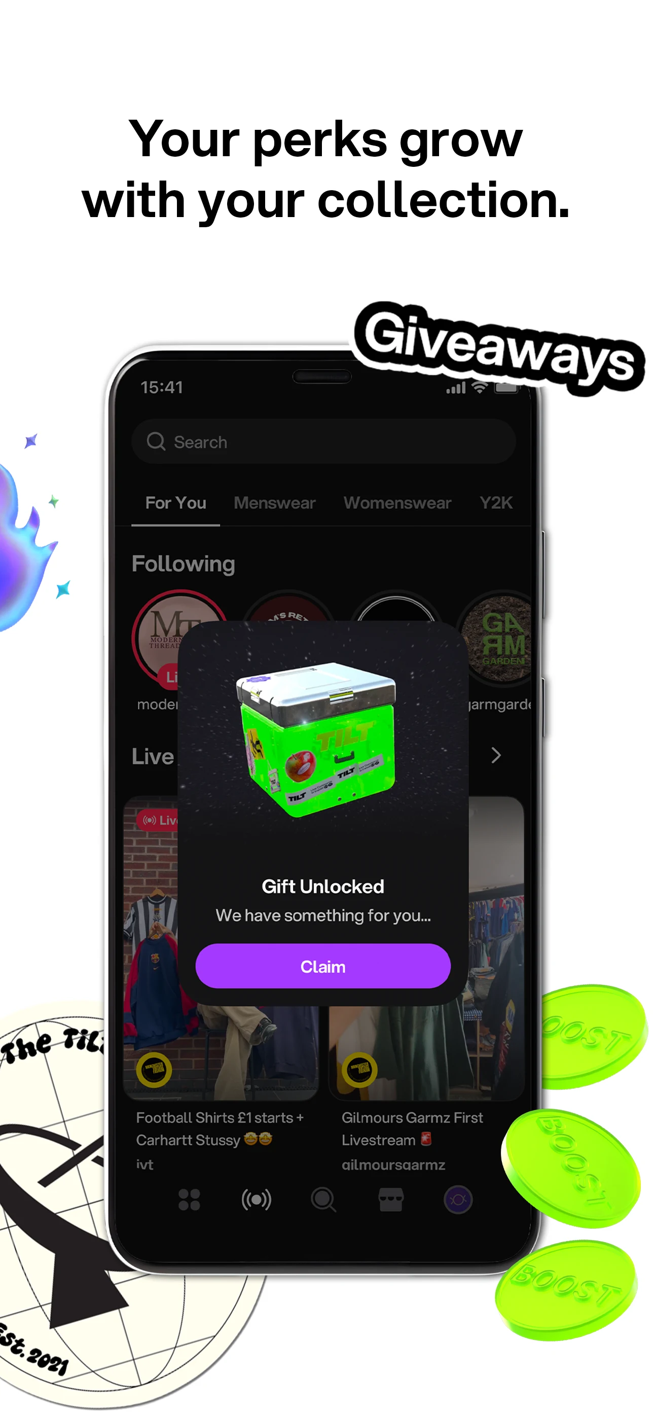 Tilt: Shop Live Deals screenshot